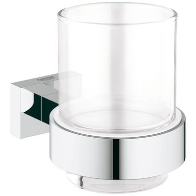 GROHE 40755001 essentials cube Cadre support avec verre Argent Chromé