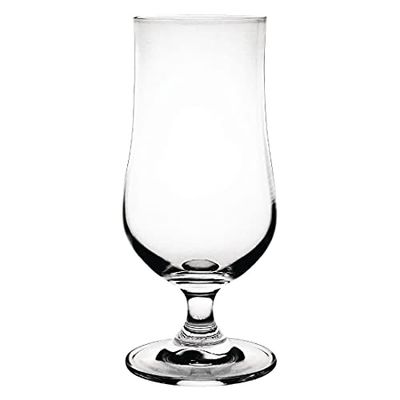 Olympia Crystal Hurricane Glasses 340ml Set of 6 - Ideal for Cocktail, Wine, Cold Drinks GM578
