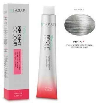 Tassel - Permanent Hair Color Intense Silver Ash - Women - 100 ml - Cool-Toned Silver Color with Shine and Hair Protection