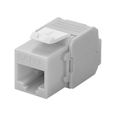 Goobay 90693 Klämlist för LSA montering (verktygsfri), Keystone Module RJ45 CAT 6A, UTP – 17, 1 mm bred, krokodiltyp