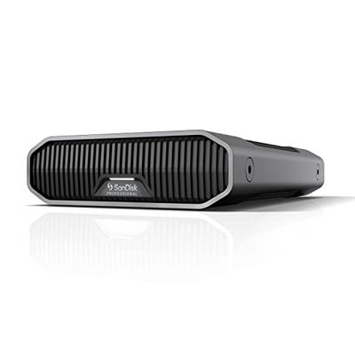 SanDisk PROFESSIONAL G‐DRIVE 4 TB (Krachtig En Stijlvol, Ultrabetrouwbar, USB‐C‐Drive, Back‐Up Met Tot 250 MB/s Leessnelheid En Schrijfsnelheide, 7200 TPM Ultrastar ‐Drive, 3 Jaar Beperkte Garantie)