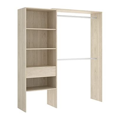 DEKIT Suit Commode, Mélamine, Naturel, Natural/Esmeralda