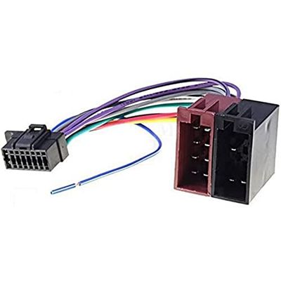 Sound-way Cable Adaptador Conector ISO compatible con SONY radio de coche16 pin
