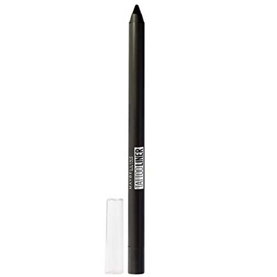 Maybelline New York - Matita gel effetto tatuaggio per occhi, Impermeabile con tenuta estrema fino a 36 ore, articolo 900 Deep onyx, colore: Onice intenso