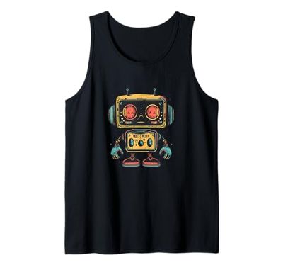 Carino piccolo Robot, Vintage Kids Robot Canotta