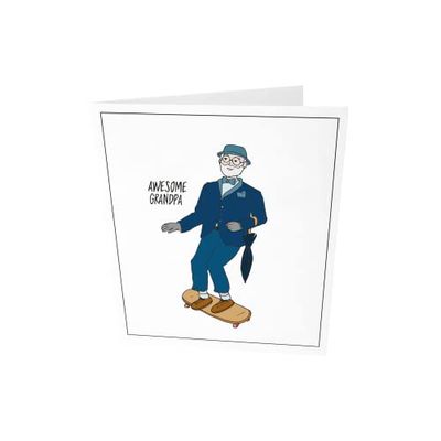 The Gift Label Carte d'accueil - Grandpa impressionnant
