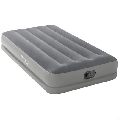 Intex - 64112 - Matelas Gonflable Prestige Mid Rise Flex Pump - 1 Pers