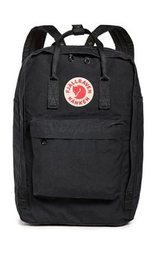 Fjällräven Kånken Laptop 17 inch sportrugzak unisex - volwassenen, Zwart, Eén maat, Sportief