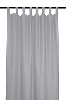 LOVELY CASA - Curtain - Nelson Model - Mouse - 135 x 260 cm - 100% Polyester