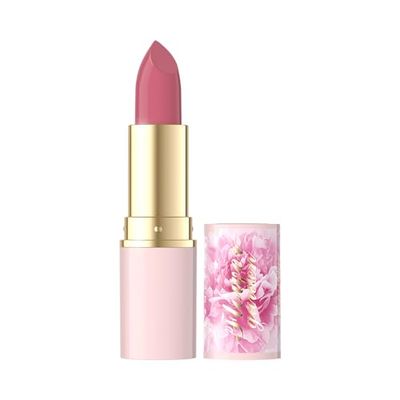 Eveline Cosmetics Nawilżająca pomadka nr 01 - seria Flower Garden | wegańska, pielęgnująca z kwasem hialuronowym i ekstraktem z piwonii