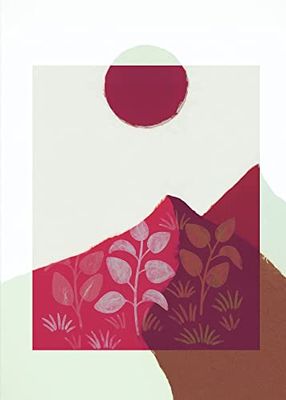 Komar Quadro da parete Plant a Garden – Dimensioni: 50 x 70 cm – Poster stampa artistica decorazione soggiorno camera da letto