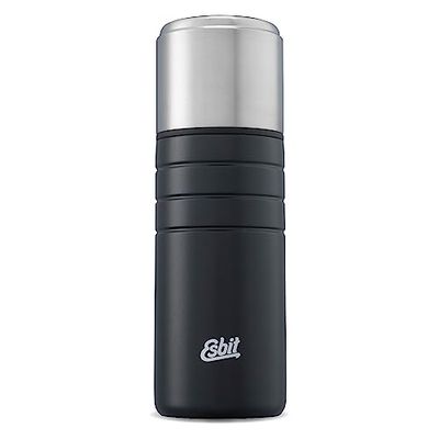 Esbit Majoris Edelstahl Termo de vacío, Unisex Adulto, Negro, 750 ml