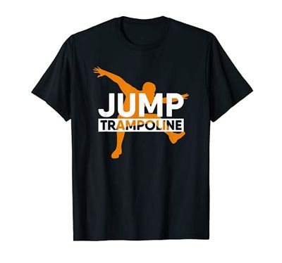 Trampolinspringer mit Sporttrampolin I Minitrampolin T-Shirt