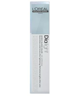 L'OREAL PROFESSIONNEL - Coloration Semi-Permanente Ton Sur Ton - Neutralise Les Reflets - Texture Gel Crème - Pour Cheveux Colorés ou Sensibilisés - Dia Light 10.12 : Milkshake Glaçé Nacré - 50 ml