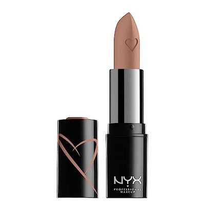 NYX Professional Makeup Pintalabios satinado Shout Loud Satin Lipstick, Tono ultrasaturado, Fórmula vegana, À La Mode