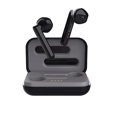 Trust Mobile Primo Touch Écouteurs Bluetooth sans Fil avec Coque de Charge, True Wireless, Micro Intégré, Jusqu'à 10h d'utilisation, pour Android, Chrome OS, iOS, MacOS, Windows, Noir