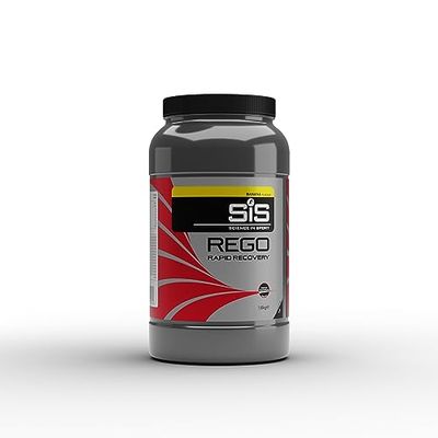 SiS | Rego Rapid Recovery | Whey Protéine et Glucides en poudre sans gluten et sans lactose pour une recuper apres l'entrainement | Saveur Banane | 1,6kg (32 portions)