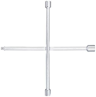 Cofan Chave cruzada para veículo pesado | chave cruzada reforçada para montagens de rodas, medidas SW 24, 27, 32 e 3/4"