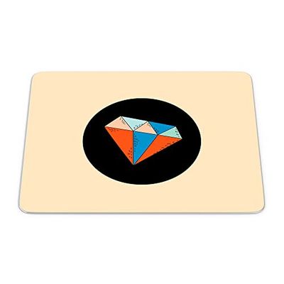 Bonamaison, Tapis de Souris Rectangle Imprimé Numériquement, Fond Antidérapant, pour Bureau et Maison, Taille: 22x18cm
