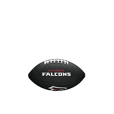Wilson Mini NFL Team Soft Touch, Ball Unisex-Youth, Black