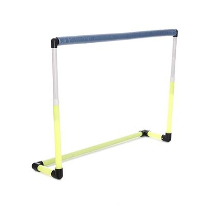 Italveneta Didattica Ostacolo Telescopico Basculante, Altezza Regolabile 40-70 cm, Traversa Antinfortunistica in Gomma, Materiali Resistenti e Certificati, Facile da Trasportare, Colori Giallo e Nero