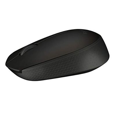 Logitech B170 Mouse Wireless, 2.4 Ghz con Ricevitore USB Nano, Tracciamento Ottico, Durata della Batteria Fino a 12 Mesi, Ambidestro, Pc/Mac/Laptop, Grigio