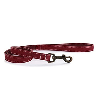 Ancol Timberwolf leren riem, 1 m x 19 mm, roze