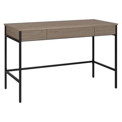 Henn&Hart Home Office, Weathered Gray, 48" Wide