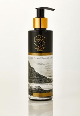 Lotion mains et corps à l'extrait de lave volcanique