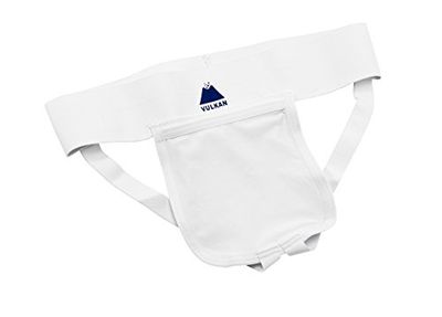 Vulkan Athletic Groin Support, Athletic Groin Protector, Comfortable, Lightweight Athletic Groin Support, Athletic Jockstrap, Box Compartment Supporter, Small (Eligible for VAT exemption in the UK)