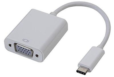 Pro Signal PSG91195 USB 3.1 Type-C Male to VGA Female Adaptor, White