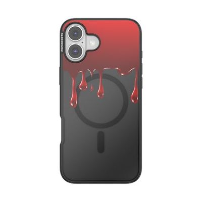 PopSockets Custodia per iPhone 16 Plus con MagSafe, custodia per iPhone 16 Plus, impugnatura venduta separatamente, compatibile con ricarica wireless - O-Negative