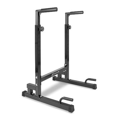 ProsourceFit Power Dip Station Verstelbare Hoogte Bovenlichaam Apparatuur voor Home Gym