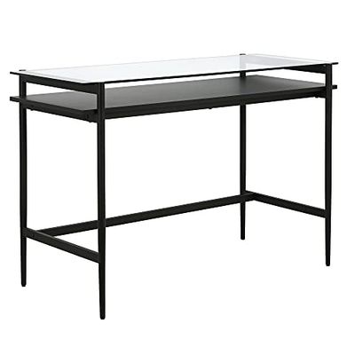 Henn&Hart Home Office, Black/Natural Black, 46" Wide