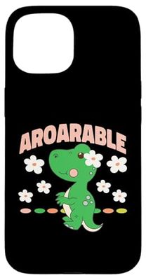 Aroarable Cute Green Dinosaur Case for iPhone 15