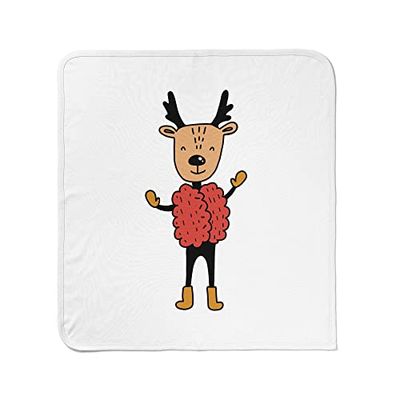Questo Casa, Babydeken voor jongens en meisjes, mousseline stof, deken voor autostoel en kinderbed, grootte: 80x80 cm