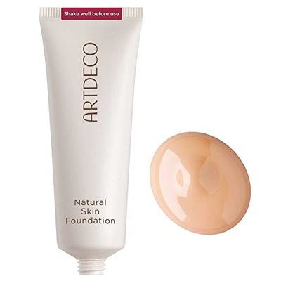 ARTDECO Natural Skin Foundation - Fondotinta nutriente per una finitura opaca e naturale, 1 x 25 ml