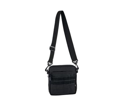 Brandit Unisex City Bag axelväska, svart, H:19cm x W:19cm x D:4cm