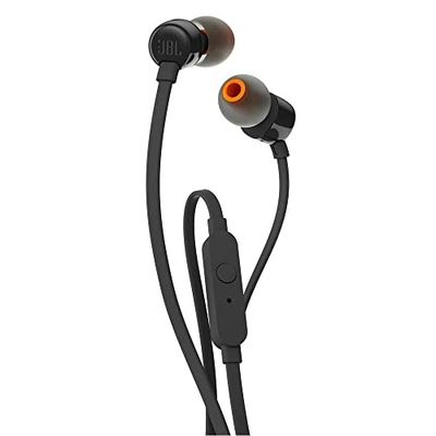 Harman Kardon/JBL T210 Auriculares intra-aurais com o poderoso som Pure Bass, preto