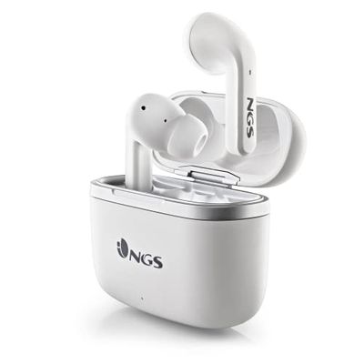 NGS ARTICA CROWN WHITE- Draadloze hoofdtelefoon, 32u batterijlevensduur, hoogwaardige microfoon, aanraakbediening, wit