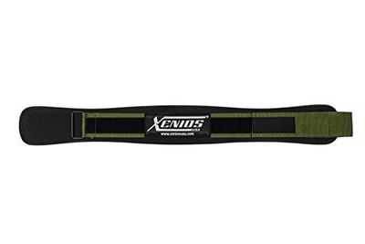 Xenios USA 4 tum herr Ergo WOD bälte (100 cm) svart/mörkgrön, PSNYPLAT030
