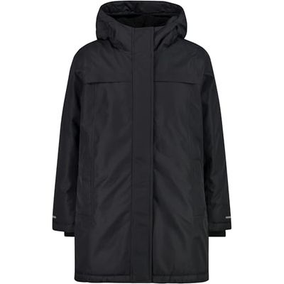 CMP - Parka da bambina con cappuccio fisso, Antracite, 104