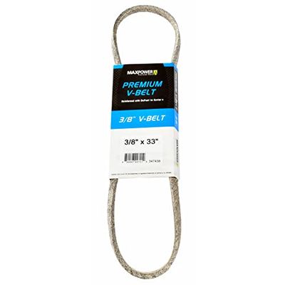MAXPOWER | Courroies 347438, renforcé au kevlar, 3/8'' x 33'' - 3L330 - longueur extérieure L(a) 850 mm