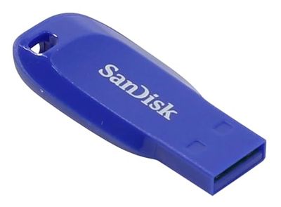 SanDisk SDCZ50C-032G-B35BE 32 GB Cruzer Blade USB 2.0 Flash Drive - Electric Blue