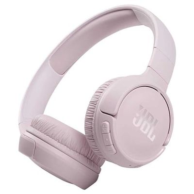 JBL Tune510 draadloze over ear Bluetooth--koptelefoon in roze ; Headset met afstandsbediening, ingebouwde microfoon en zuiver basgeluid