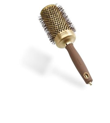 OLIVIA GARDEN Expert Blowout Shine Wavy Bristles 55 mm - Gold & Brown