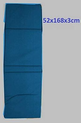 Euronovita' stc1249 Coussin Chaise Longue avec rallonge, Bleu