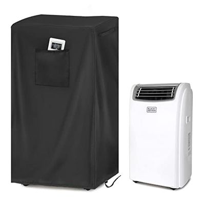 Housse de climatiseur portable pour Black and Decker, housse de protection étanche pour climatiseur intérieur 420D, sac de rangement – 48,3 x 40,6 x 76,2 cm