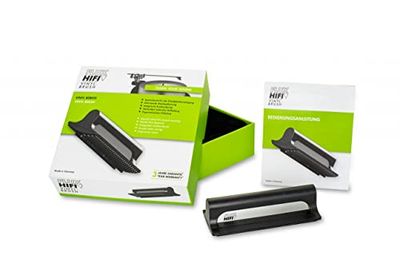 FLUX-Hifi Spazzola per dischi Flux-Brush combinata con cuscinetti in velluto e spazzola in fibra di carbonio