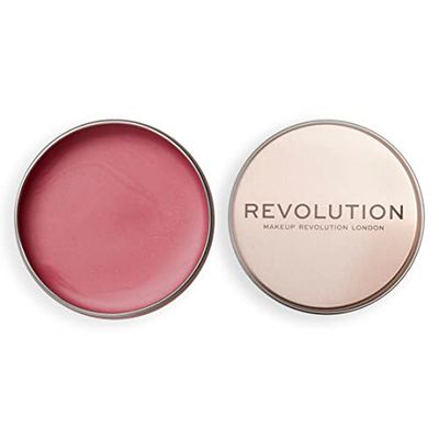 Makeup Revolution London, Balm Glow, Multi-Use kinder och läppbalsam, uppbyggbar, dopig finish, rosa, 32 g